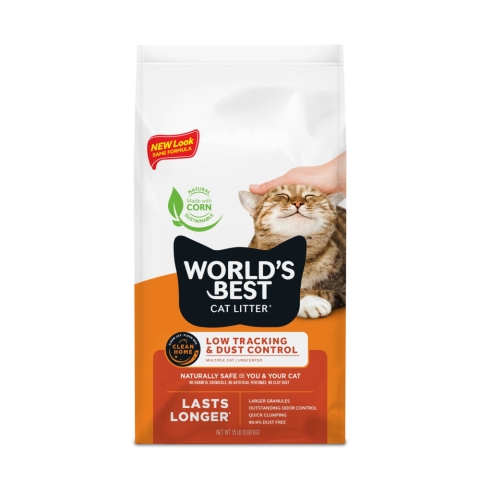 3x World's Best Cat Litter Kattenbakvulling Low Tracking & Dust Control 6,8 kg