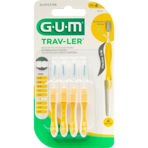 Gum Trav-ler Extra Fine 1.3 mm - 4 st - Rager