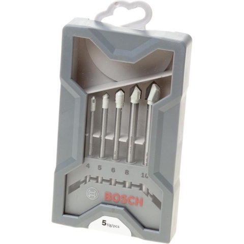 Bosch - 5-delige tegelborenset CYL-9 Ceramic 4,0; 5,0; 6,0; 8,0; 10,0 mm