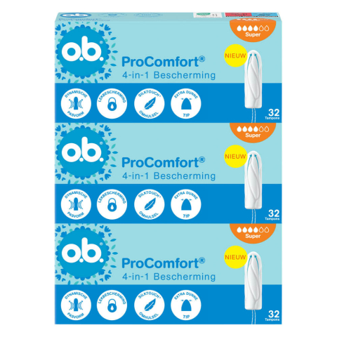 3x o.b. Pro Comfort Advanced Super 32 stuks