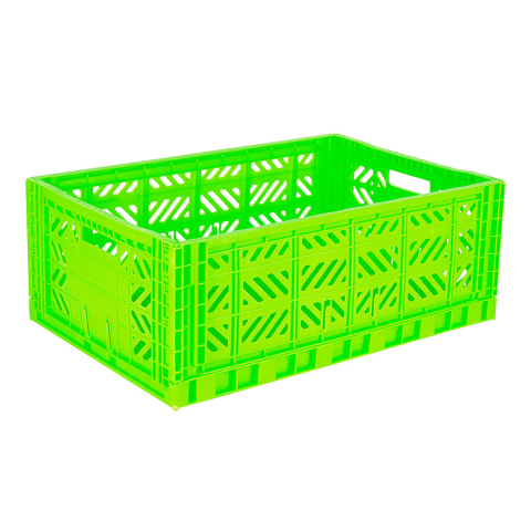Aykasa Krat - 60x40x22 cm - Maxi - Neon Green - Aykasa - OneSize - Kratten