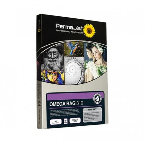 Permajet PJ21997 Omega Velvet Rag 310gsm Rol 44" 15m