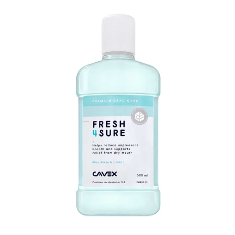2x Cavex Fresh4Sure Mondspoelmiddel 500 ml