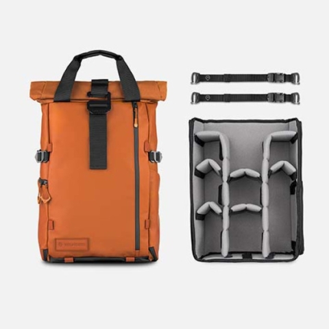 WANDRD PRVKE 31l Sedona Orange Pro Photography Bundle V4