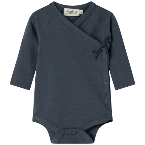 MarMar Romper l/s - Belita - Noos - Blauw - MarMar - 74 - Rompers Lange Mouw