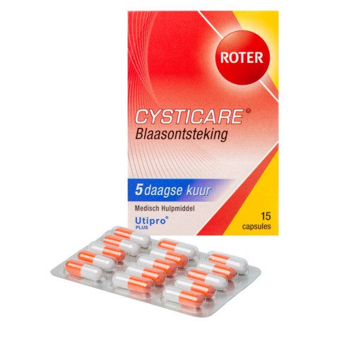 2x Roter Cysticare 5 Daagse Kuur 15 capsules