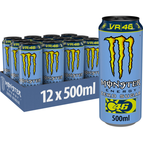 2x Monster Energy Zero Sugar Valentino Rossi 12 x 500 ml