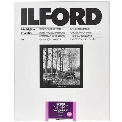 HARMAN Ilford Multigrade RC DeLuxe Glossy 24x30,5cm 10 vel