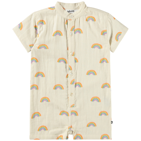 Molo Zomer Romper - Valken - Small Regenbogen - Molo - 1 jaar (80) - Zomer Rompers