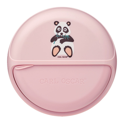 Carl Oscar Snackbox - MiniDisc - 400 ml - Roze m. Panda - Carl Oscar - OneSize - Broodtrommels