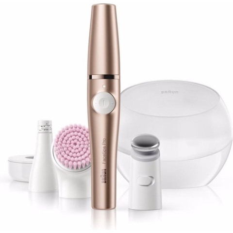 Braun FaceSpa Pro 921 - Gezichtsepilator - Brons - Met 3 Extra’s