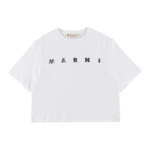Marni T-Shirt - Bijgesneden - Wit - Marni - 8 jaar (128) - T-Shirts
