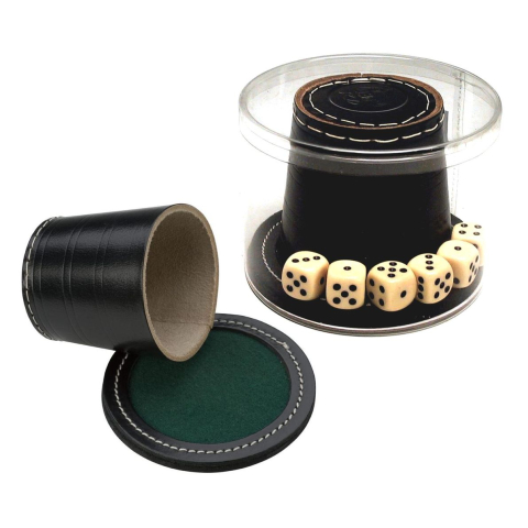 Luxe Dobbelbeker set met deksel – Dobbelbeker set – Hot Games