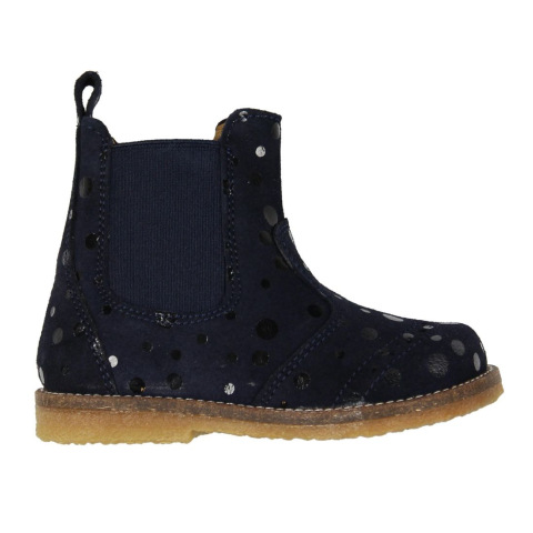 Pom Pom Laarzen - Navy m. Stippen - Pom Pom - 20 - Laarzen