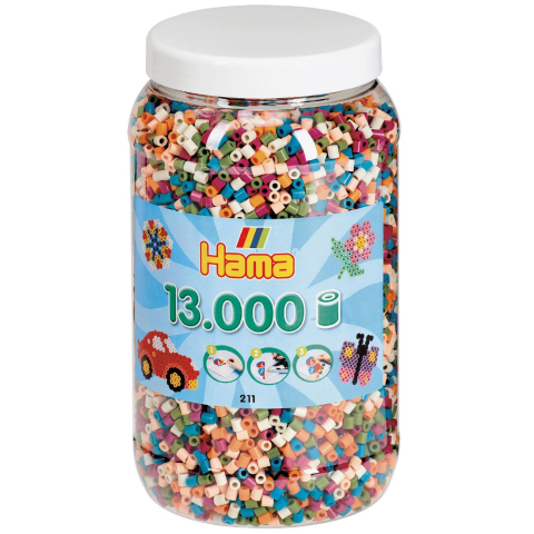 Hama Midi Kralen - 13.000 st. - 58 Mix - Hama - OneSize - Kralen