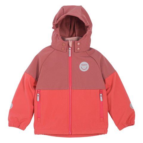 Viking Softshelljassen m. Fleece - Play - Roze - Viking - 5 jaar (110) - Softshelljassen