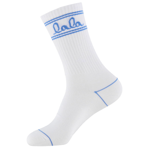 Lala Berlin Sokken - Amaya - Wit m. Blauw - Lala Berlin - 40/42 - Sokken