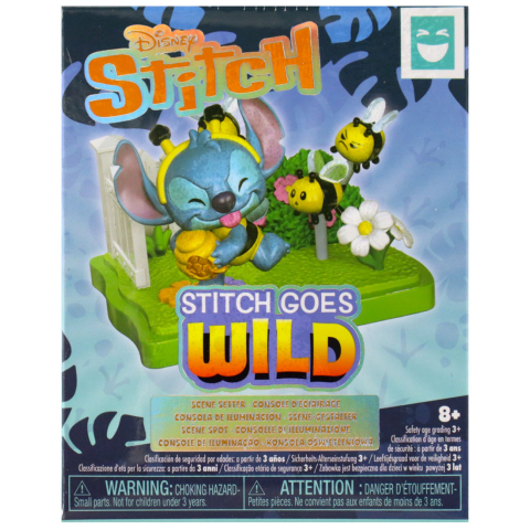 Stitch Speelgoedfiguur - 10 cm - Stitch Gaat Wild - Assorti - Stitch - OneSize - Speelgoedfiguren