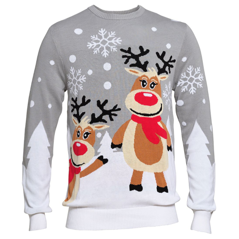 Jule-Sweaters Blouse - Schattig - Grijs - Jule-Sweater - 3-4 jaar (98-104) - Shirts
