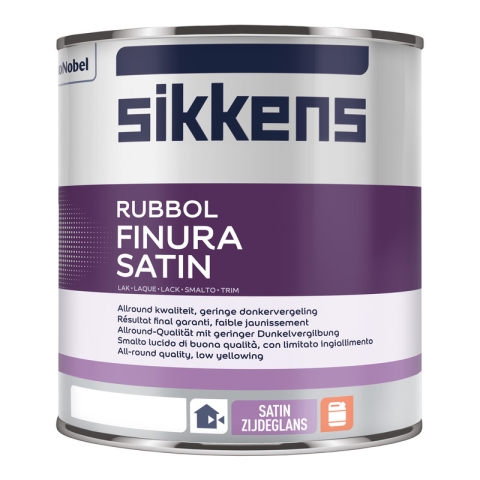 Sikkens Rubbol Finura Satin Wit 1L