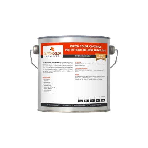 DCC PRO PU Houtlak Ultra HighGloss Mengkleur 1L