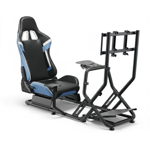 VDD Gaming - Race simulator - Volledig verstelbaar - Zwart/Blauw
