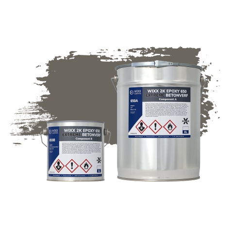 Wixx 2K Epoxy 650 Extreme Betoncoating RAL 7039 | Kwartsgrijs 5L