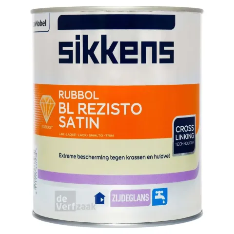 Sikkens Rubbol BL Rezisto Satin RAL 9003 | Signaalwit 1L