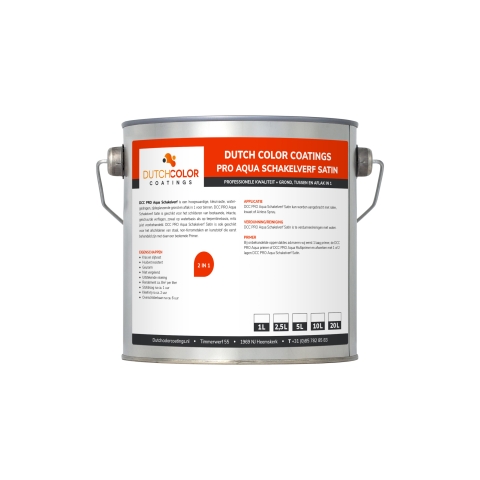 DCC PRO Aqua Schakelverf Satin RAL 9003 | Signaalwit 1L