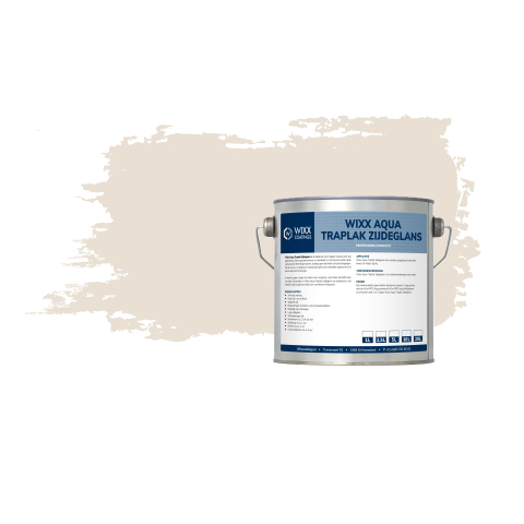 Wixx Aqua Traplak Zijdeglans RAL 9001 | Crèmewit 5L
