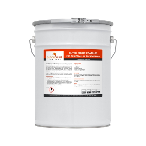 DCC PRO PU Metaallak Roestwerend Mengkleur 20L