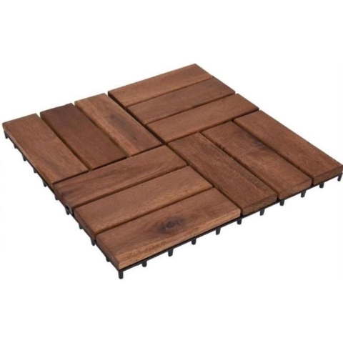 Progarden Terrastegels - Acacia Hout - 30x30 cm - 9 stuks (0.81 m²)