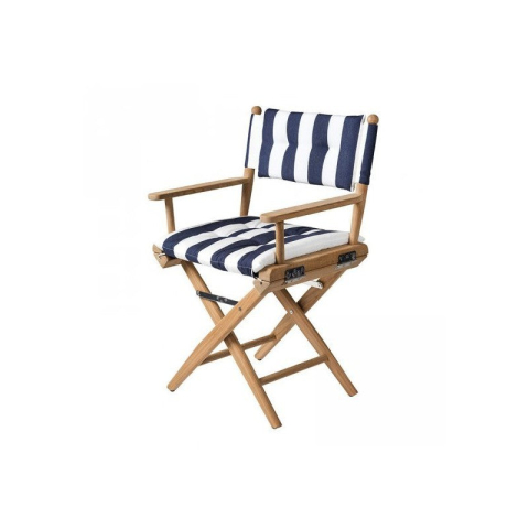 ARC Regisseursstoel I navy/wit deluxe (geolied)