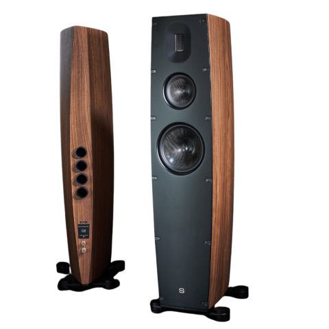 Scansonic Q8 walnoot High End 3 weg zuilluidspreker