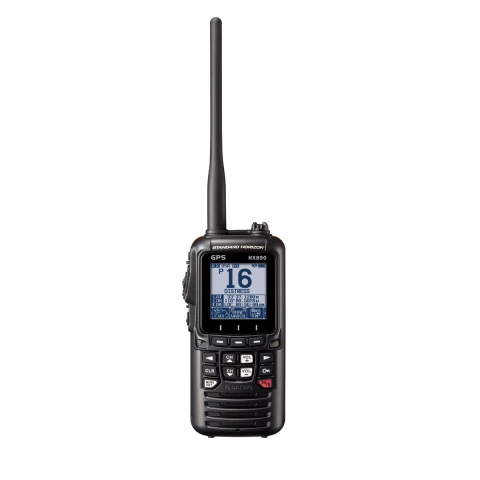 Standard Horizon HX891BT/E handmarifoon met GPS, DSC, ATIS en Bluetooth zwart (VDES-gereed)