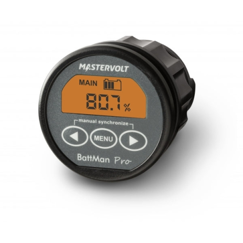 Mastervolt BattMan Pro inclusief shunt 500 A/50 mV met resterende tijd voor laden
