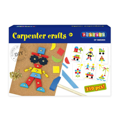 Playbox Creatief Set - Hamer/Spijker - Playbox - OneSize - Knutselpakket