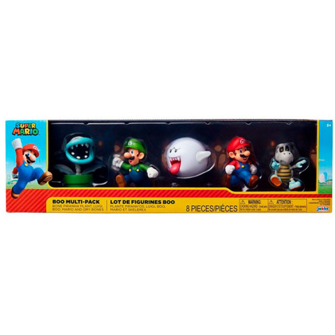 Verzamelaarsbeeldje Jakks Pacific Super Mario Bros blister (x5)