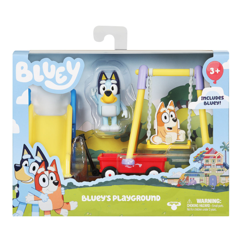Bluey Speelset - Speeltuin m. Bluey Figuur - Bluey - OneSize - Speelgoed