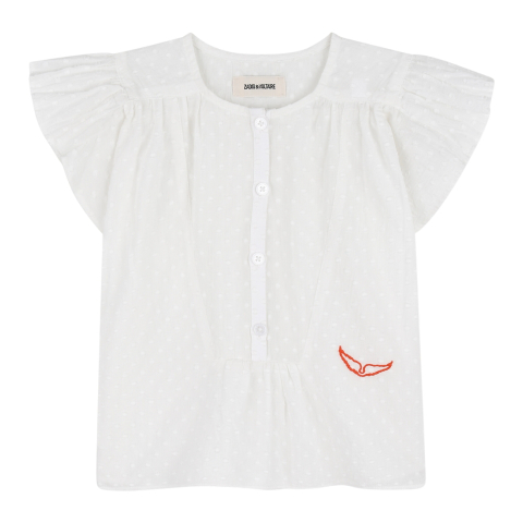 Zadig & Voltaire Top - Gisele - Wit - Zadig & Voltaire - 16 jaar (176) - Sporttops