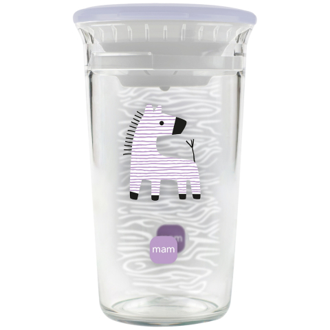 Mam Beker - 290 ml - Easy Twee drankjes Cup - Roze - MAM - OneSize - Bekers