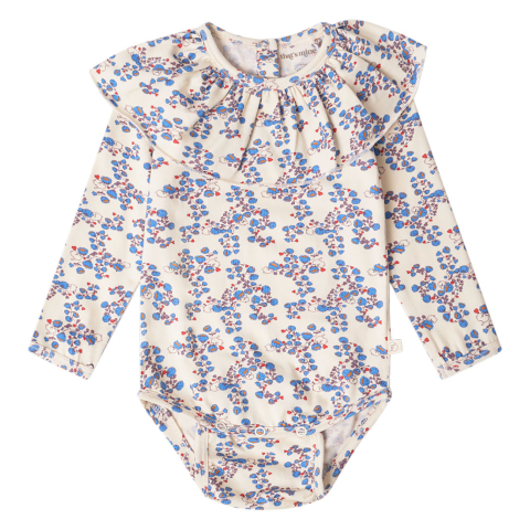 That's Mine Romper l/s - Ella - Blue Bellen - Thats Mine - 1 jaar (80) - Rompers Lange Mouw