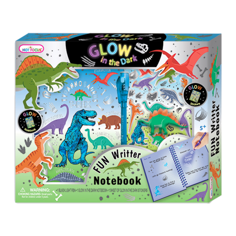 Hot Focus Dagboek m. Onzichtbare inkt - Glow In The Dark - Hot Focus - OneSize - Dagboeken