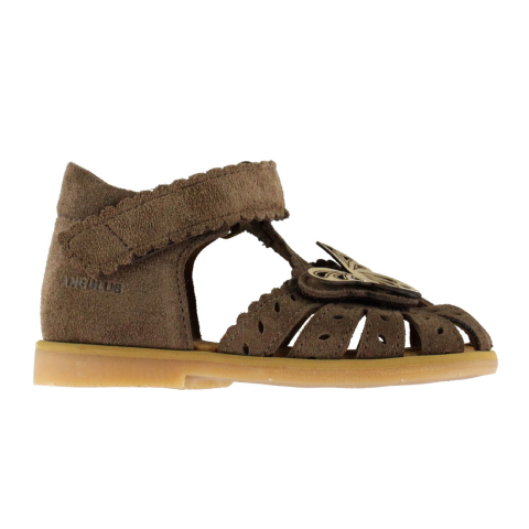 Angulus Sandalen - Vlinder - Dark Taupe/Gold - Angulus - 23 - Sandalen