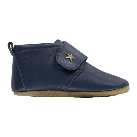 Bisgaard Leren Schoenen - Navy m. Ster - Bisgaard - 27 - Leren schoenen