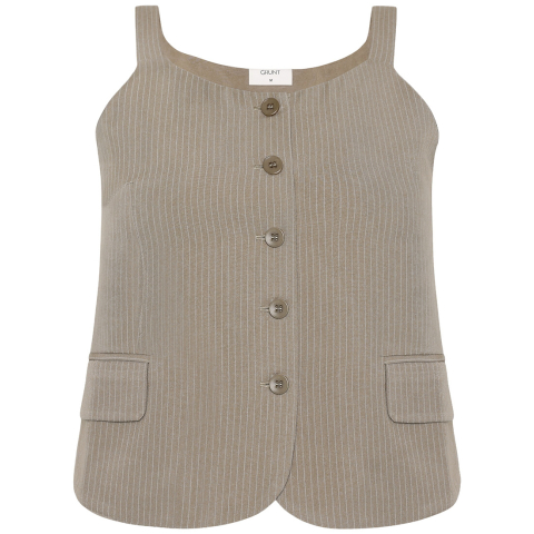 Grunt Gilet - GrReda - Beige - Grunt - 12 jaar (152) - Gilets