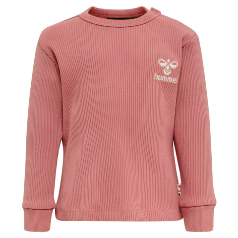 Hummel Blouse - Rib - HmlSami - Dusty Rose - Hummel - 1½ jaar (86) - Shirts
