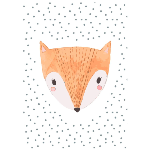 Citatplakat Poster - A3 - Kinderachtig Fox - Citatplakat - OneSize - Posters