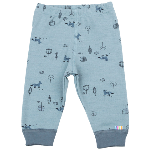 Joha Leggings - Wol/Katoen - Blauw - Joha - 80 - Leggings
