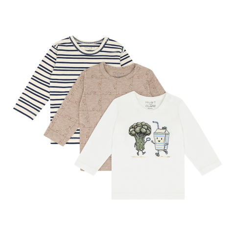 Hust and Claire Blousen - 3-pack - HCAlbert met Friends - Ivory - Hust and Claire - 56 - Shirts
